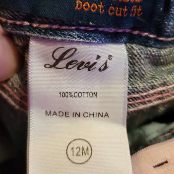 Levis Strauss Jeans for young Child size 12 months - Picture 4 of 6